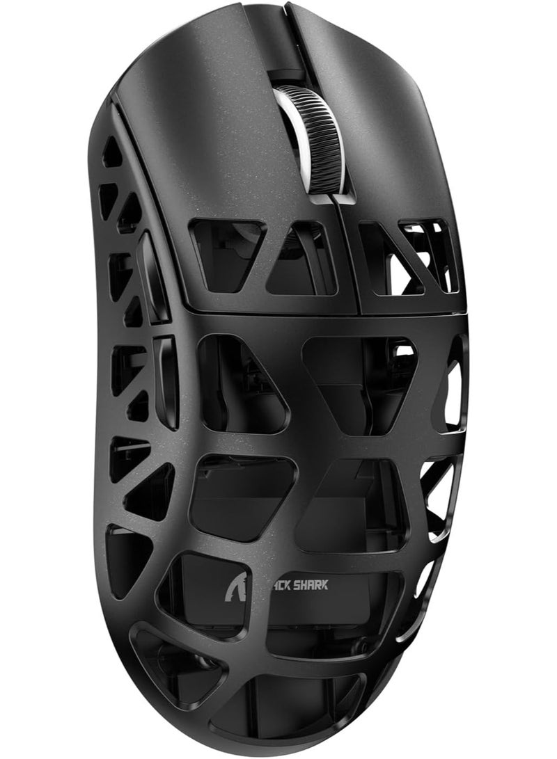 Attack Shark Wireless Gaming Mouse Lightweight Honeycomb Design, 2.4GHz & Bluetooth, Adjustable DPI, Rechargeable, Black - Image 1